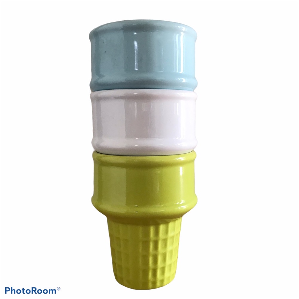 The Monkey & The Peddler Ice Cream Cone Cup Set